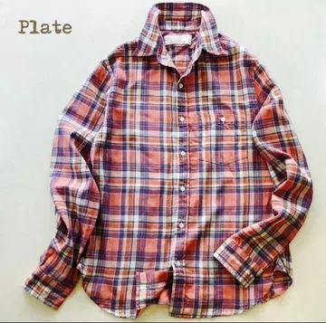 플라주 Plage 체크 셔츠