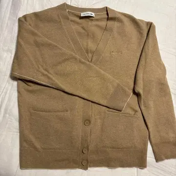 LACOSTE 라코스테 베이지 가디건 긴팔