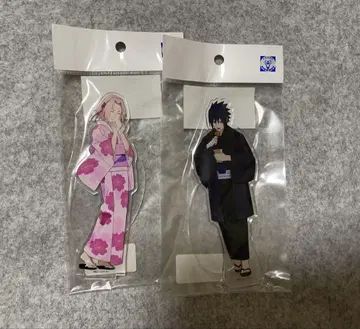 NARUTO 나루토 먹거리 아크릴 스탠드 사스케 사쿠라