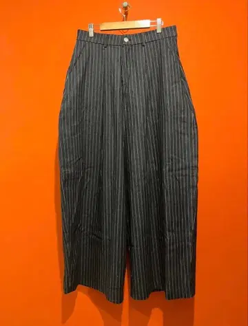 Push Push 와이드 데님 팬츠 블랙