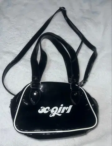 X-girl 블랙 숄더백