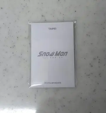 SnowMan PopUp 타이베이 미야타테 료타 포토 카드 팩 C