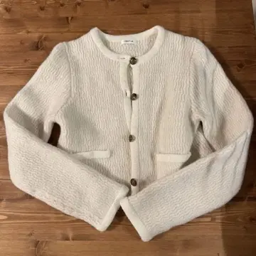 FRAY I.D 노카라 자켓 화이트