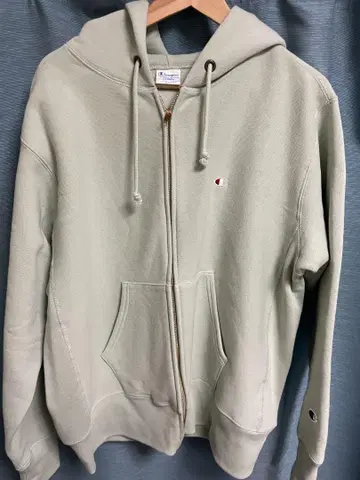 Champion X-LARGE 그레이 집업 후드티