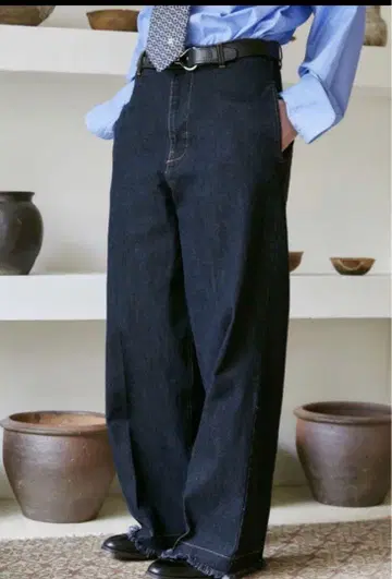 soerte 와이드 스트레이트 데님 팬츠 사이즈 2