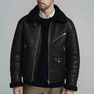 컨디션 최상 ZARA B-3 무스탕 자켓 보아 플라이트 2XL 상당