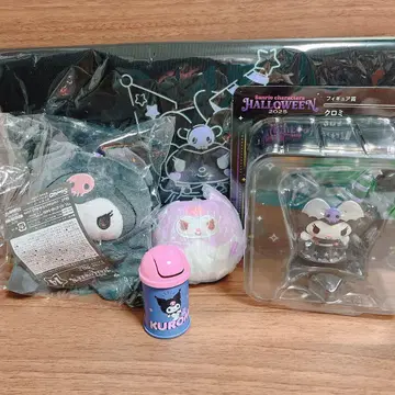 산리오 쿠로미 해피 복권 할로윈 가챠가챠 5종 세트