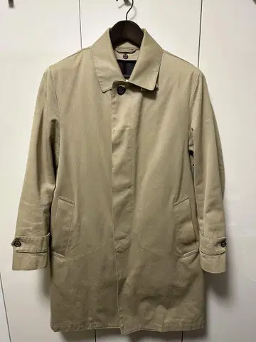 매킨토시 철학 베이지 스텐카라 코트 라이너 포함