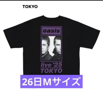 oasis 라이브 T셔츠 2025년 도쿄