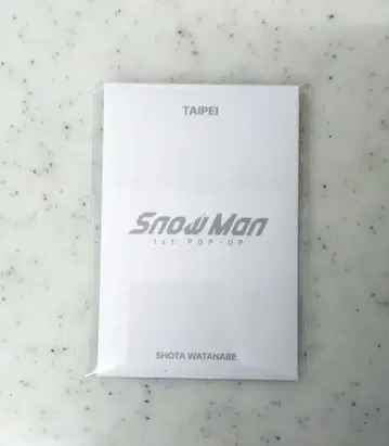 SnowMan PopUp 타이베이 와타나베 쇼타 포토 카드 팩 C