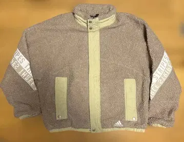 adidas 플리스 자켓 J/S 브라운