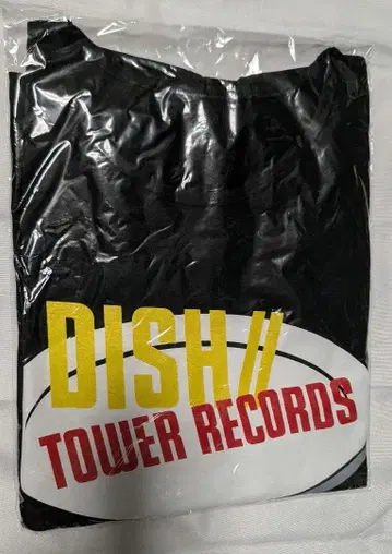 미개봉 새상품 DISH// x TOWER RECORDS T-shirts