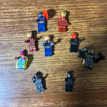 LEGO 슈퍼히어로 피규어 세트 10개