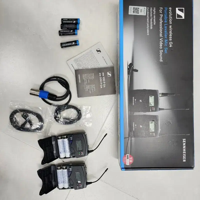 젠하이저 ew100 g4 박풀셋 2조 & mke2 1개