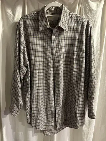 Aquascutum 깅엄 체크 셔츠 london
