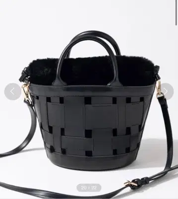 헤이니 HAYNI 메쉬 토트 숄더백 (파우치 없음) 블랙