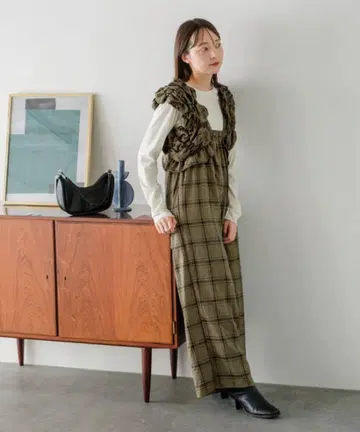 kastane 셔링 개더 오버롤
