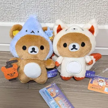 리락쿠마 요괴 할로윈 손바닥 봉제 인형 유령 천호 곰불