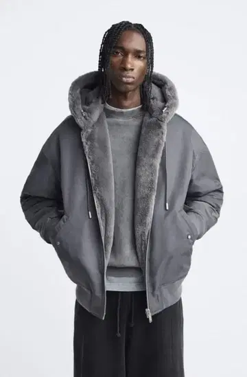 [ 새상품급 ] ZARA 리버서블 봄버 자켓