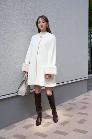 SNIDEL 비쥬 플레어 코트