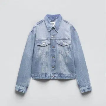 ZARA 큐빅 데님 자켓