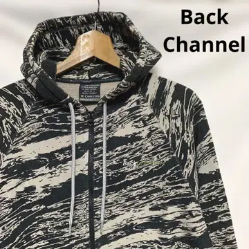 Back Channel 고스트 라이온 카모 맨투맨 후드티