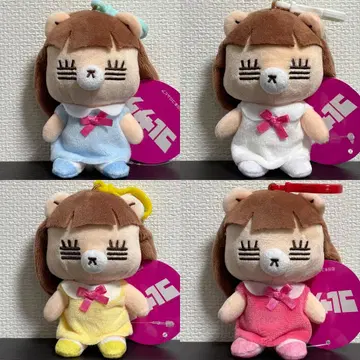 코레사와 레코짱 마스코트 봉제 인형 4종