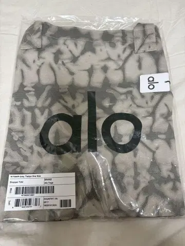 alo 그레이 토트백 원사이즈