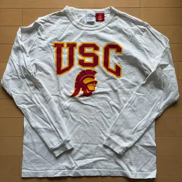 새상품급 Champion 챔피온 USC 롱T T1011 USA M