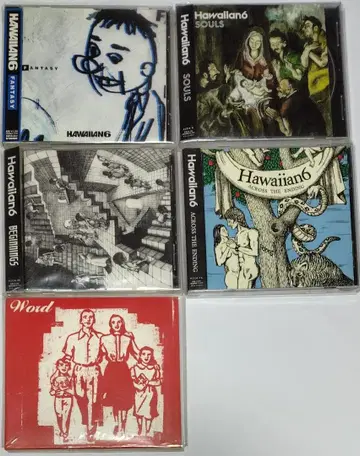 Hawaiian6 CD 5장 세트 하와이안6
