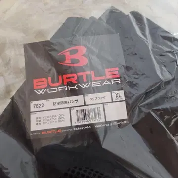 BURTLE 7622 방수 워크 팬츠 XL 블랙