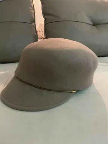 CA4LA 울 헌팅 캡 브라운