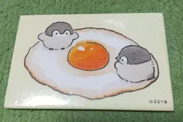 코우펜짱 원화 스퀘어 마그넷 (계란 프라이)