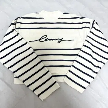 에이미 이스트 월 eimy istoire 클래식 보더 니트탑