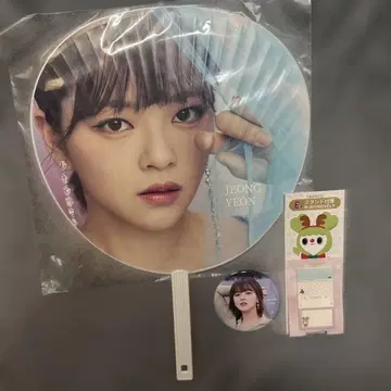 TWICE JEONGYEON 부채와 덤 세트