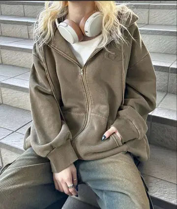 세다클 빈티지 라이크 집업 후드티