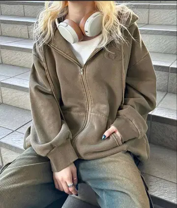 세다클 빈티지 라이크 집업 후드티