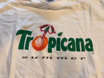 90s USA Oneita Tropicana 빈티지 T셔츠 XL 화이트