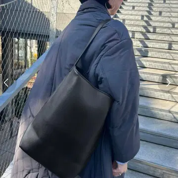 SLOBE IENA 스퀘어 토트백 블랙