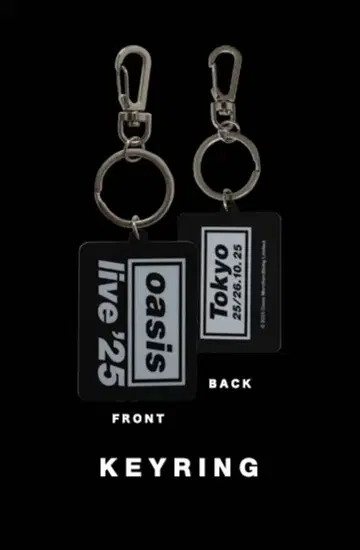 Oasis live '25 VIP 한정판 키링