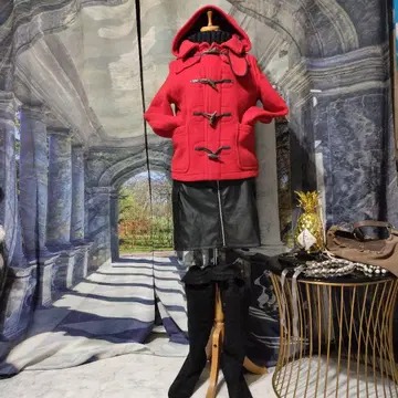 영국제 새상품급 LONDON TRADITION 더플 코트 레드