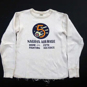 버즈릭슨 NAGOYA AIRBASE 써멀 롱 T셔츠 M 생지 동양