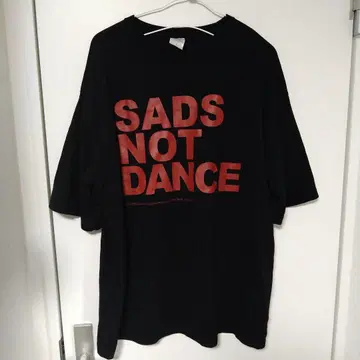 키요하루 SADS NOT DANCE 블랙 T셔츠 L사이즈