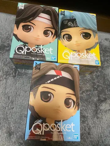 BTS 타이니탄 Qposket 3체 세트