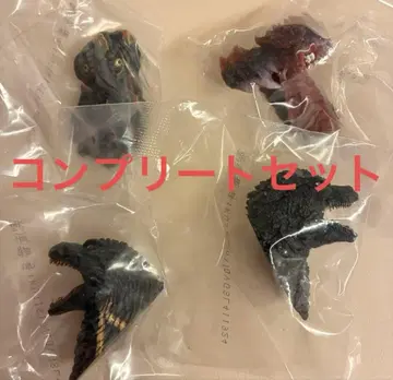 제일복권 고질라 괴수난무 E상 몬스터 헤드 마그넷 4종 컴플리트