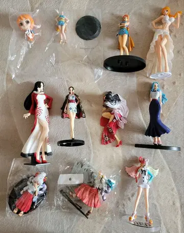 원피스 피규어 세트 나미 행콕 로빈 비비 우타