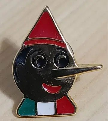 [ 빈티지 ] 피노키오 핀 배지