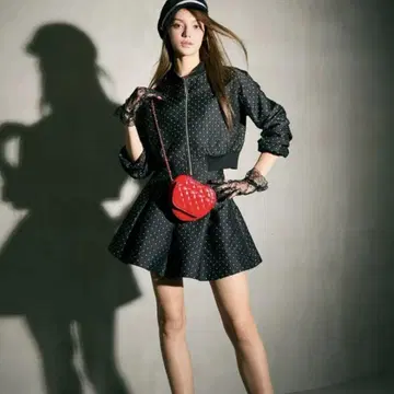 MA-1 플리츠 미니 스커트 셋업 로얄 파티