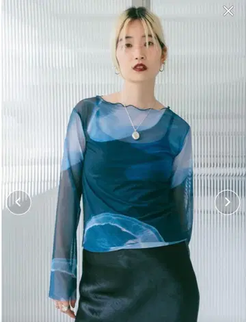 sahara Sheer Top EARTH 시어 탑