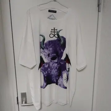 TRAVAS TOKYO 보라색 악마 베어 T셔츠